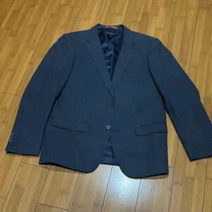 Men's Navy Polka Dot Blazer brand new